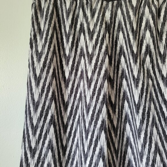 Body Central Pants Women's Small Wide Leg Black and White Elastic Waist Y2K - Picture 3 of 5